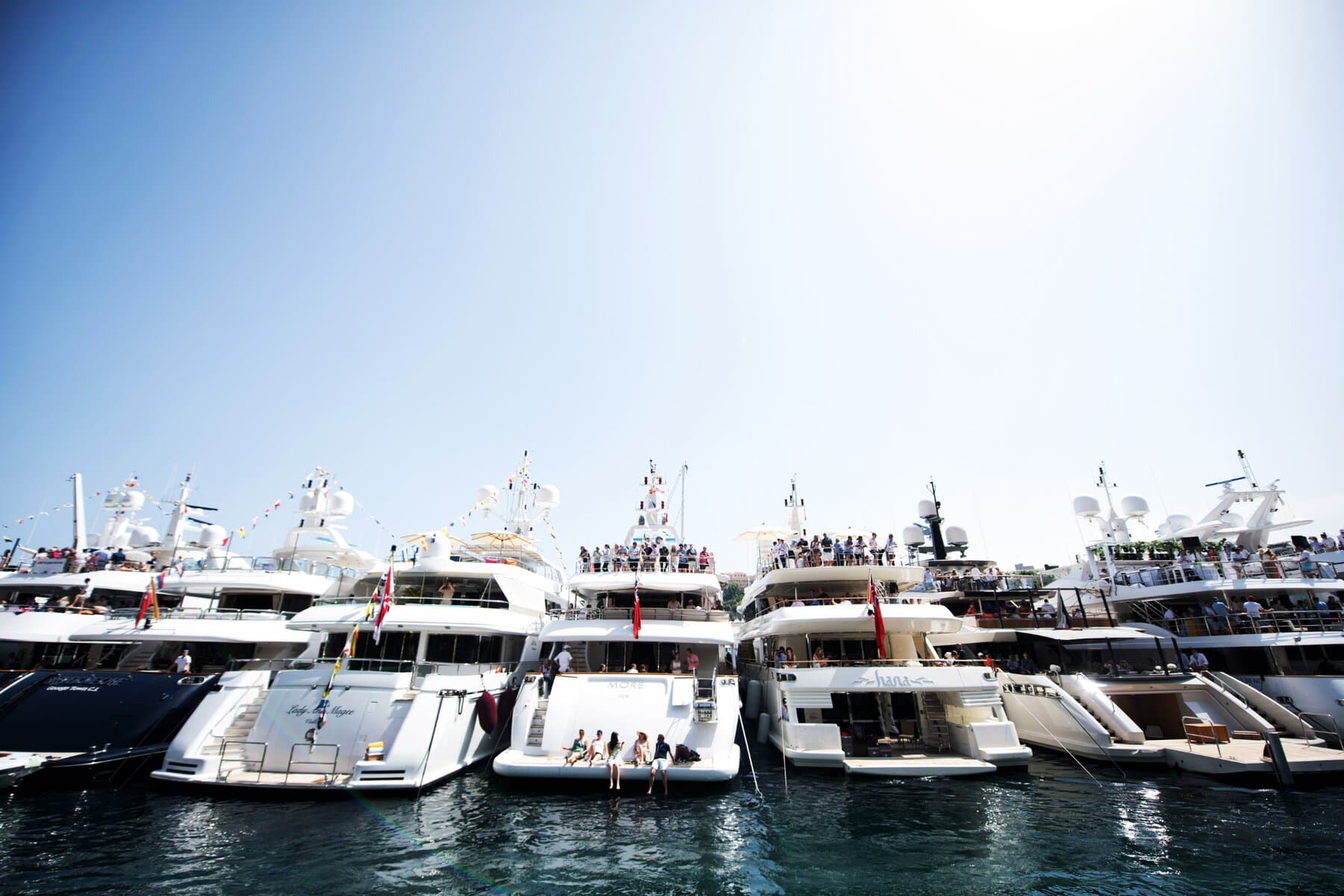 Yacht at Monaco Grand Prix
