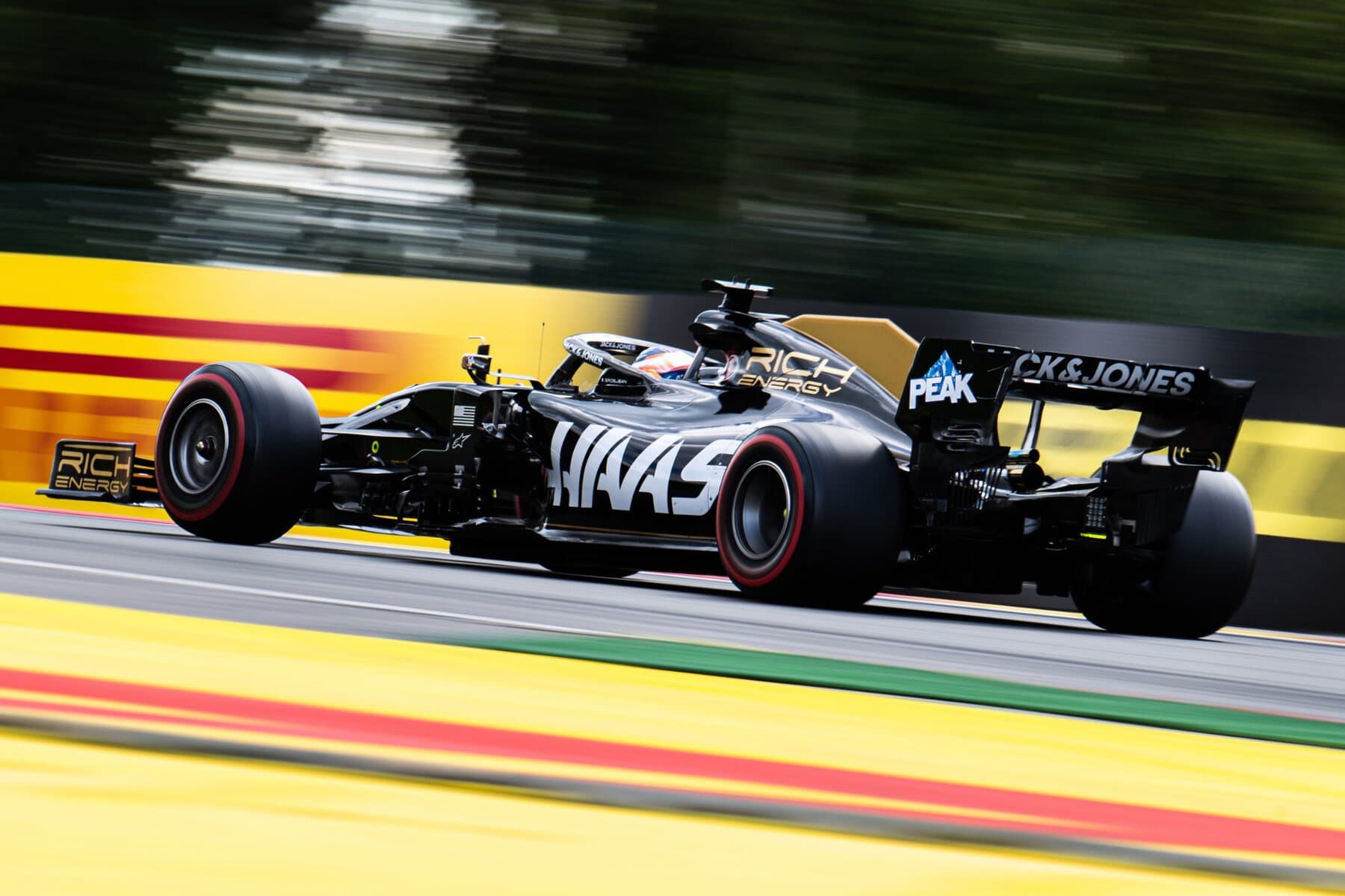 Haas F1 car Belgium Grand Prix