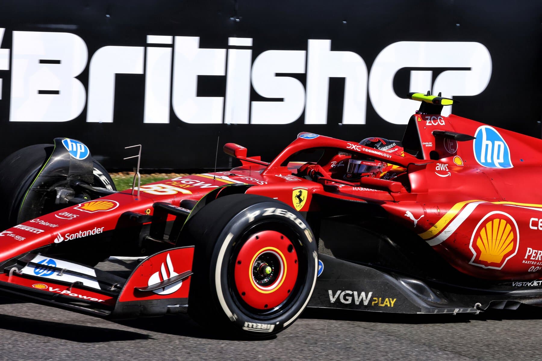 Ferrari at the British Grand Prix
