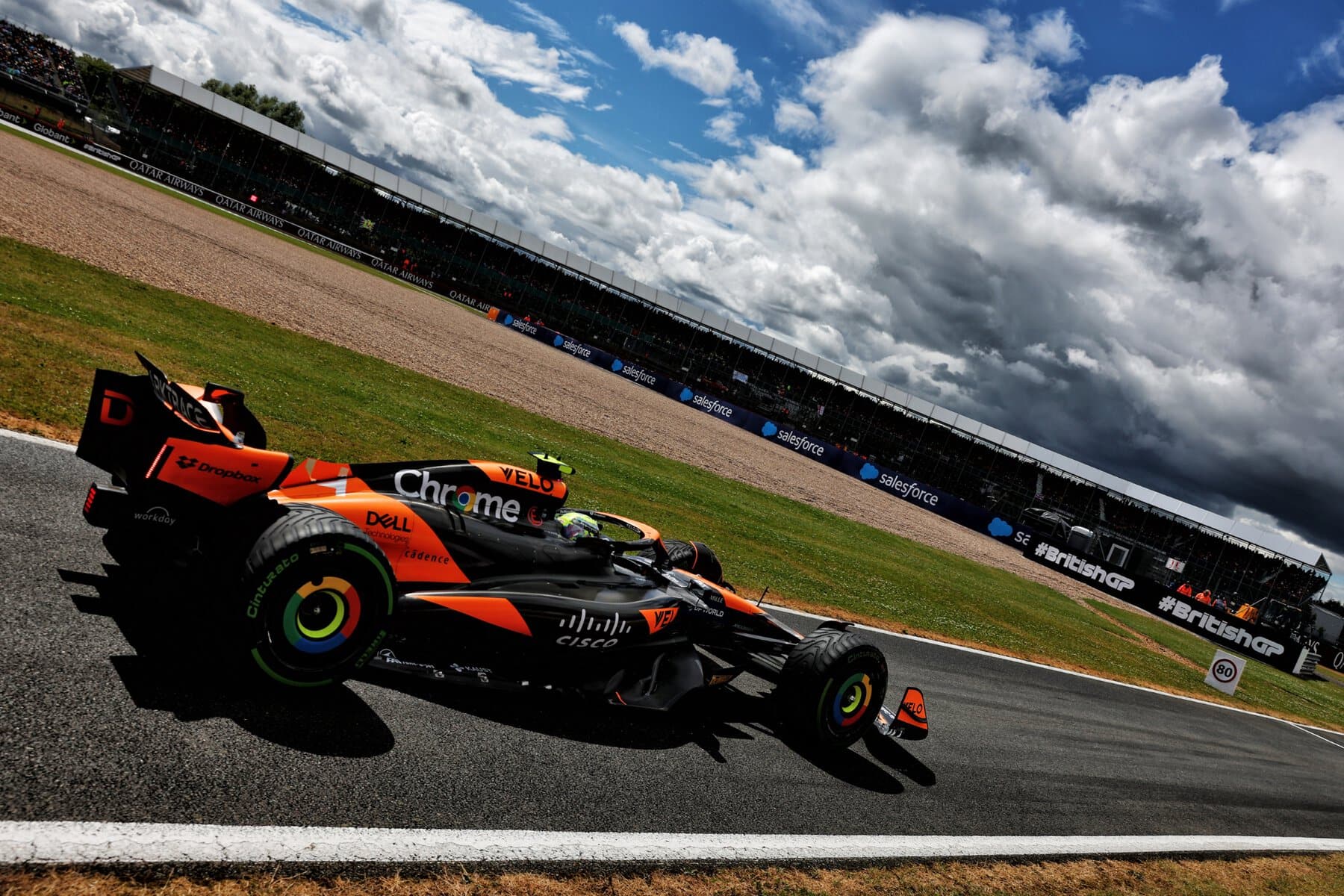 McLaren at the British Grand Prix.