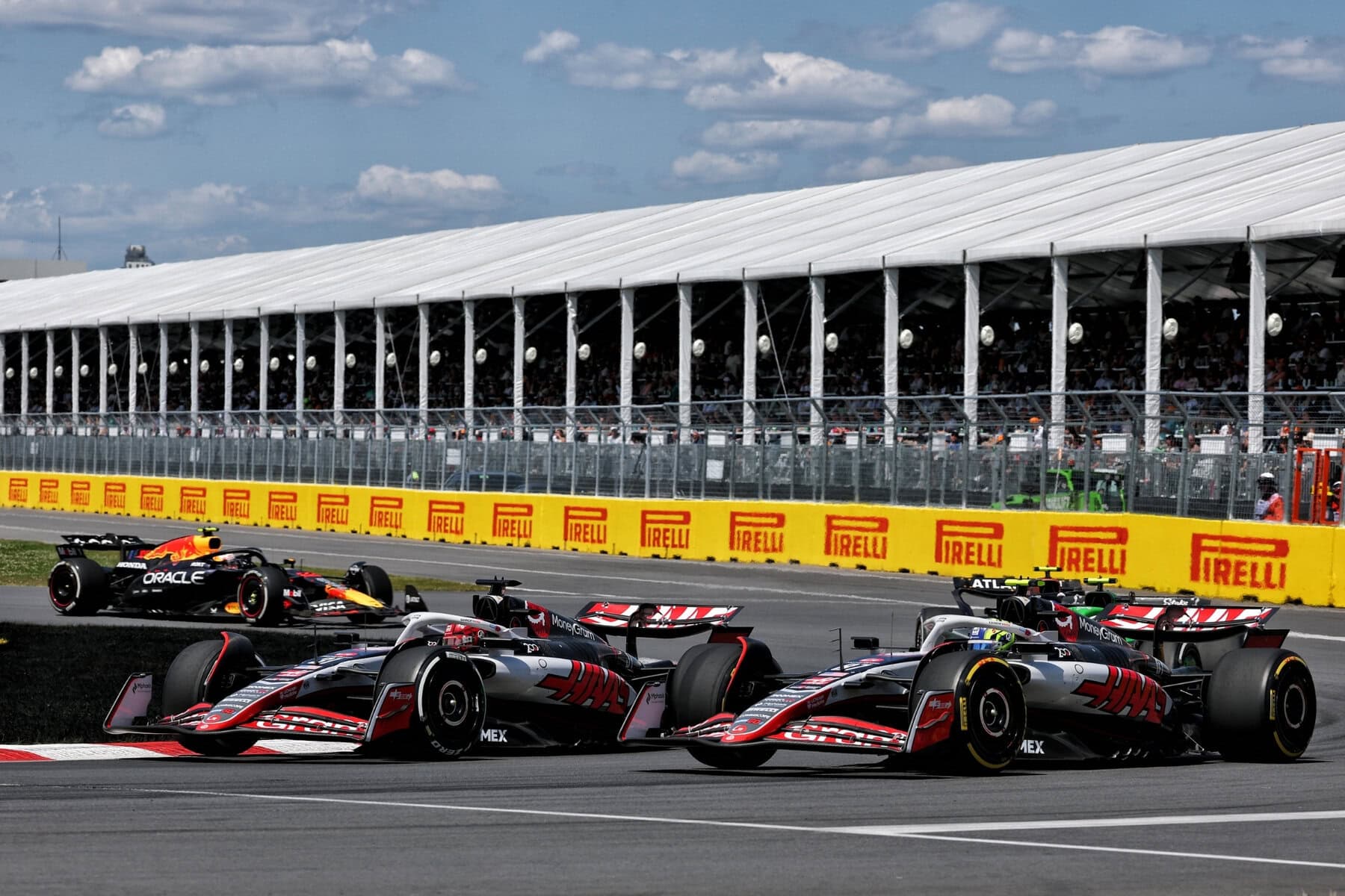 Turn one hospitality at the Canadian Grand Prix.