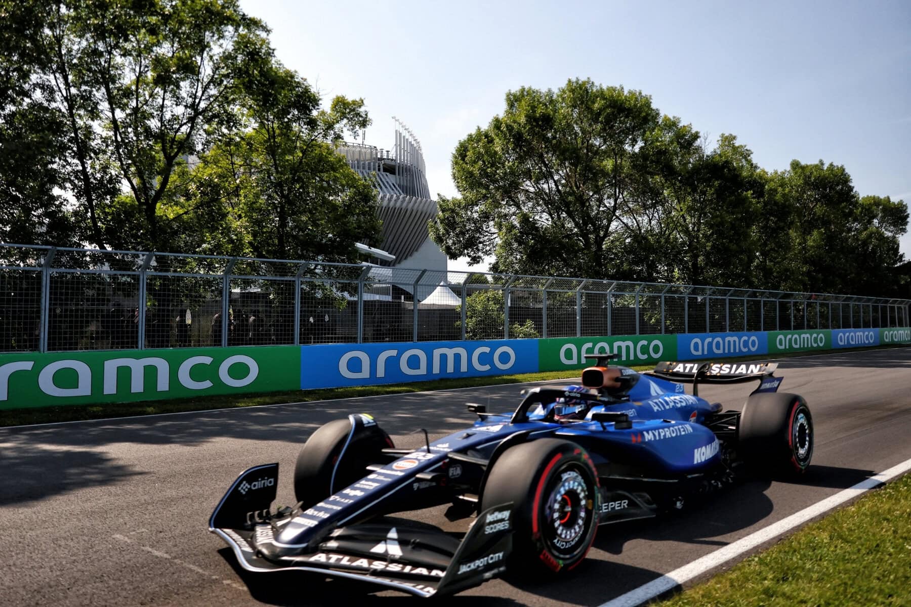 Williams F1 car Canadian Grand Prix
