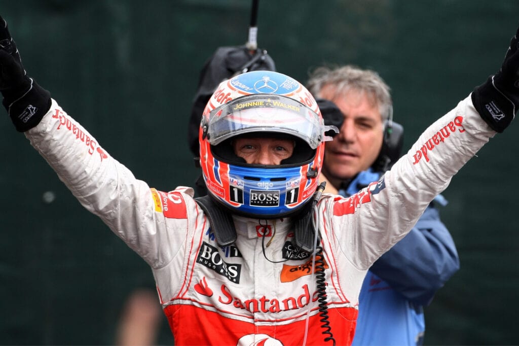 Jenson Button won a four-hour Canadian Grand Prix in 2011
