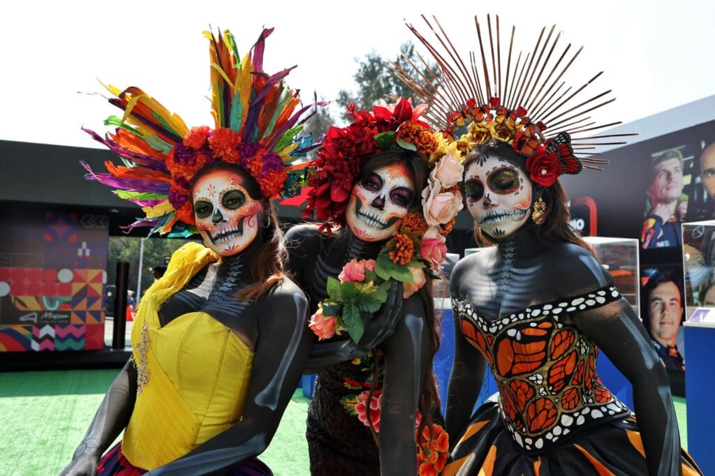 Day of the Dead spirit Infuses the paddock atmosphere in Mexico
