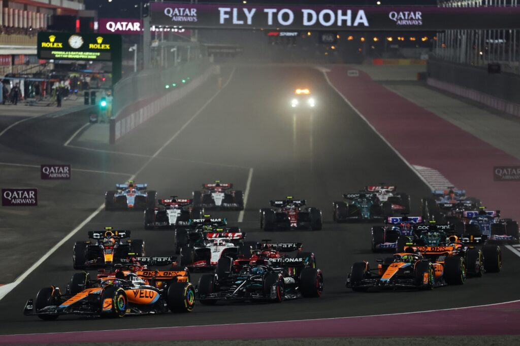 race start Qatar Grand Prix