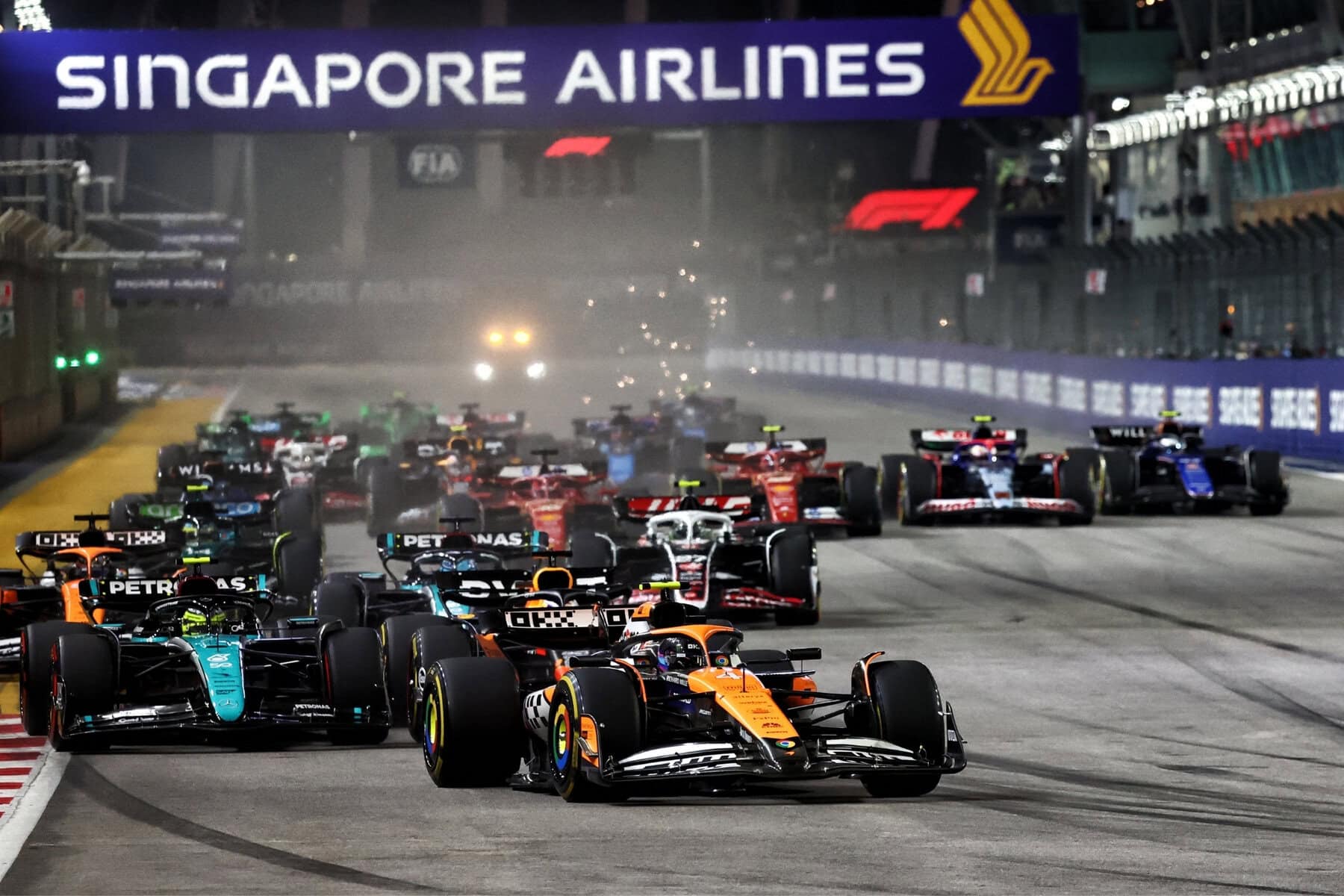 Singapore Grand Prix start
