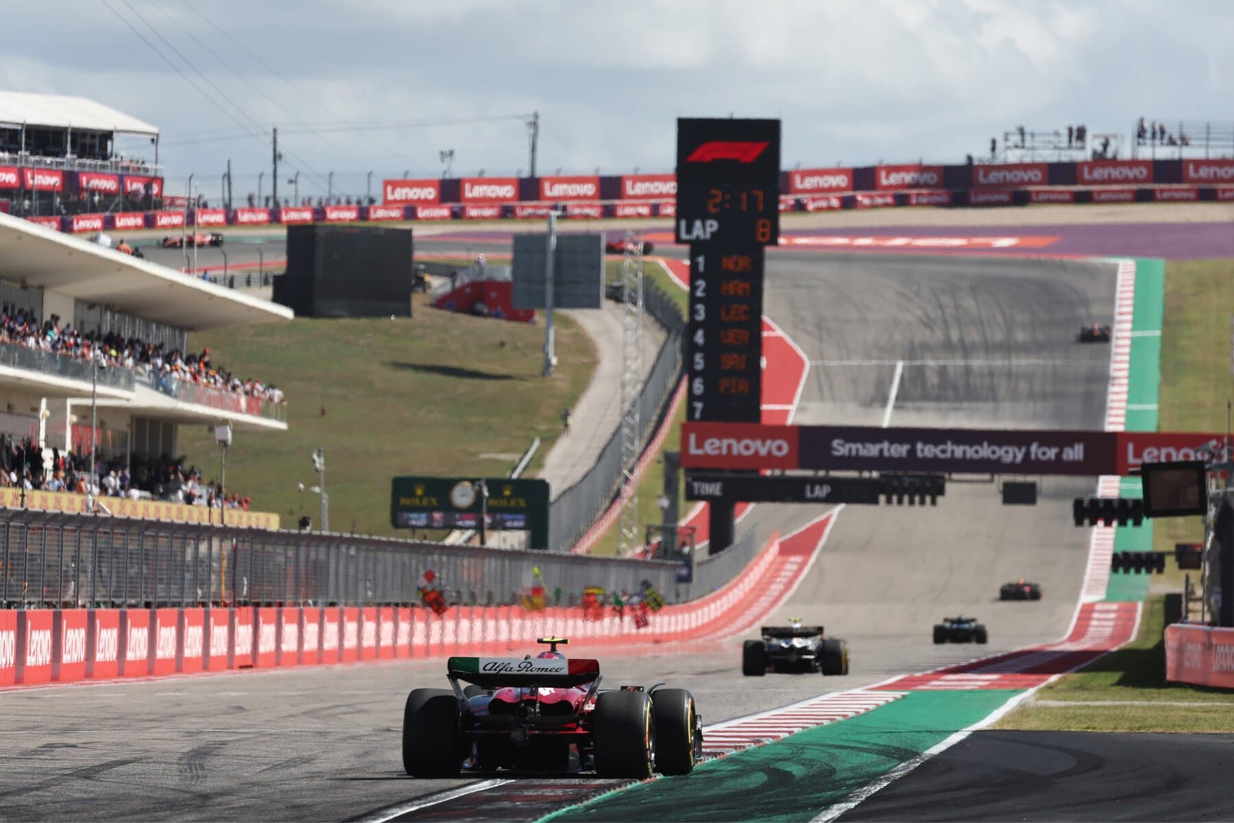 main straight at ​​United States Grand Prix