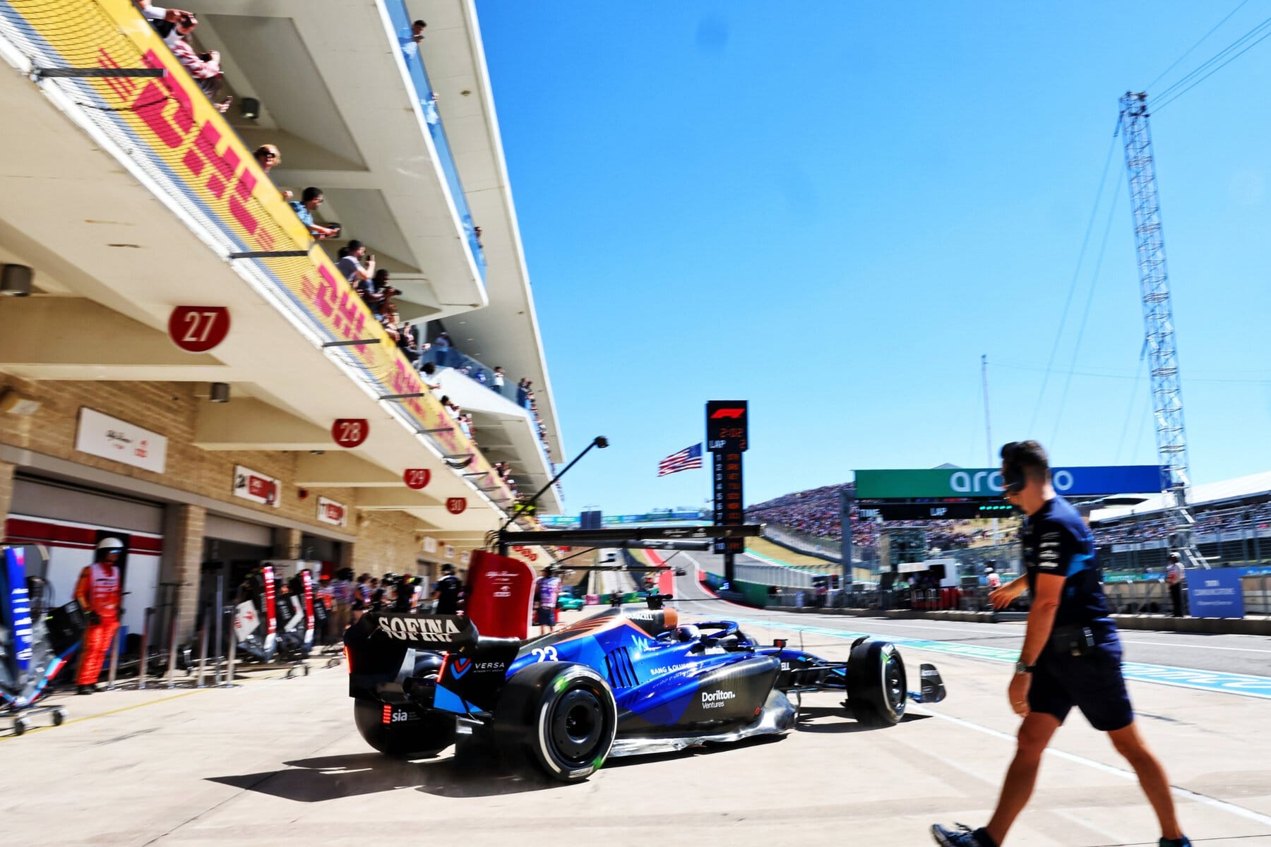 williams f1 car at United States Grand Prix