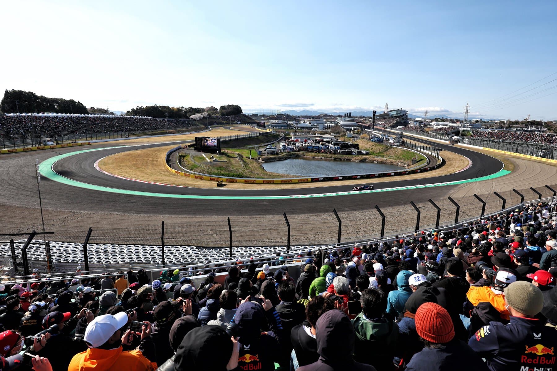 fans watch at ​Japanese Grand Prix