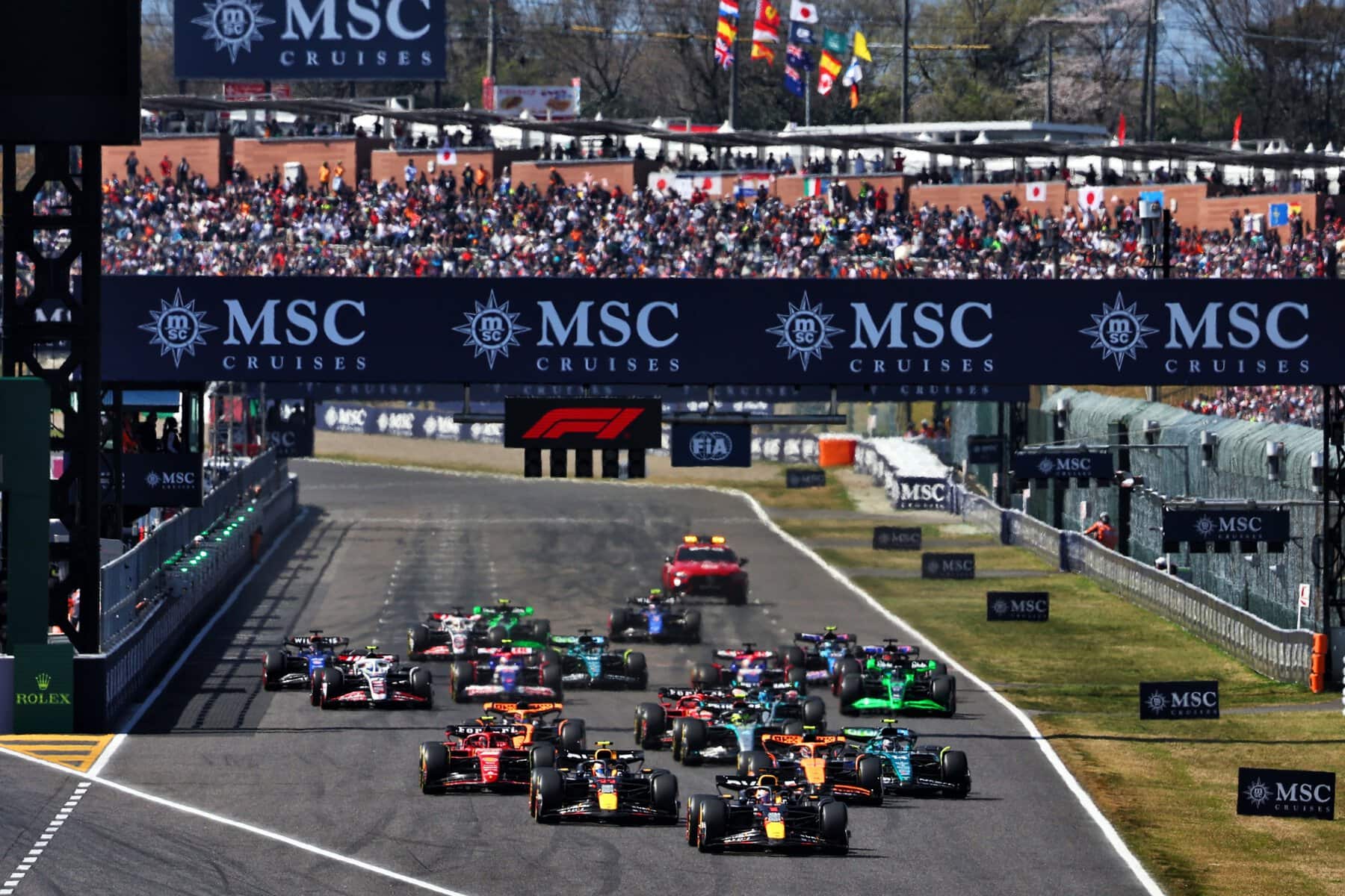 start of ​Japanese Grand Prix