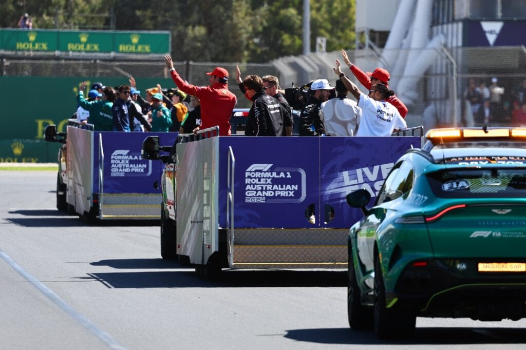 Drivers' parade