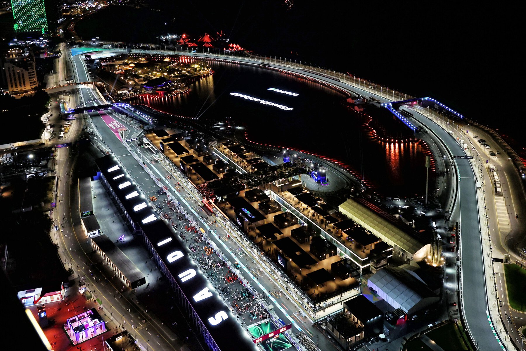 At a Corniche circuit Saudi Arabian Grand Prix