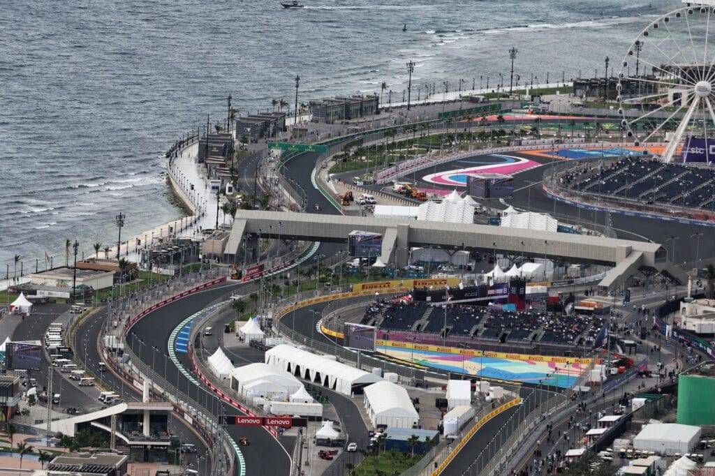 Central Grandstands Saudi Arabia Grand Prix 