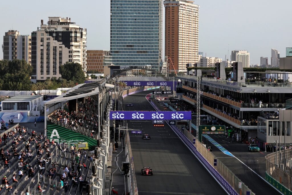 Main grandstand ​​Saudi Arabia Grand Prix 