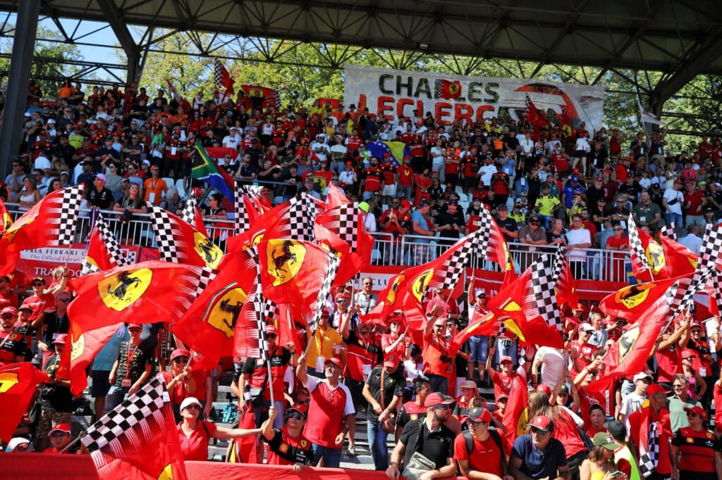 Monza’s electric atmosphere, fueled by the fervent tifosi 