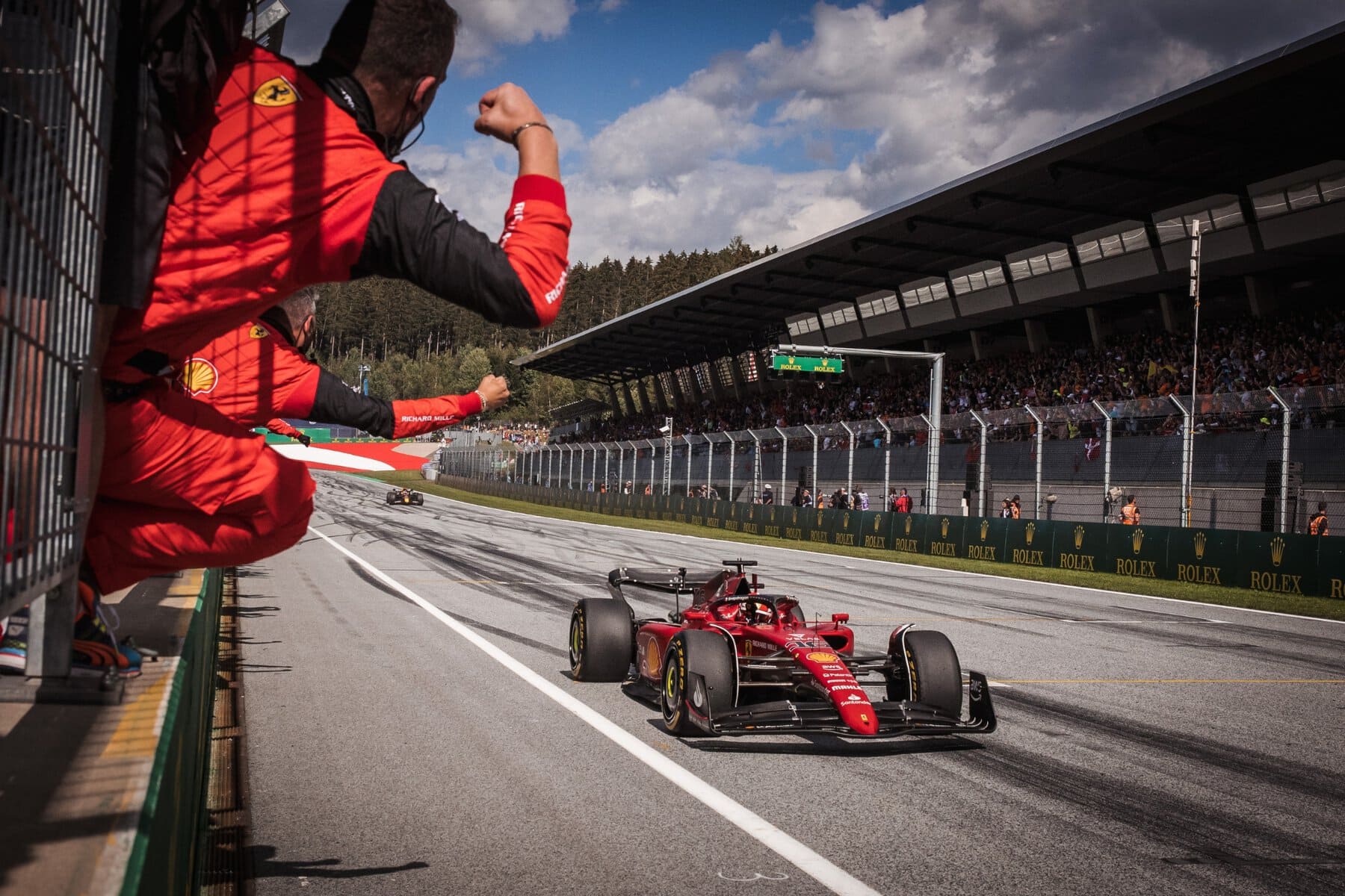 Ferrari at the Austrian Grand Prix.