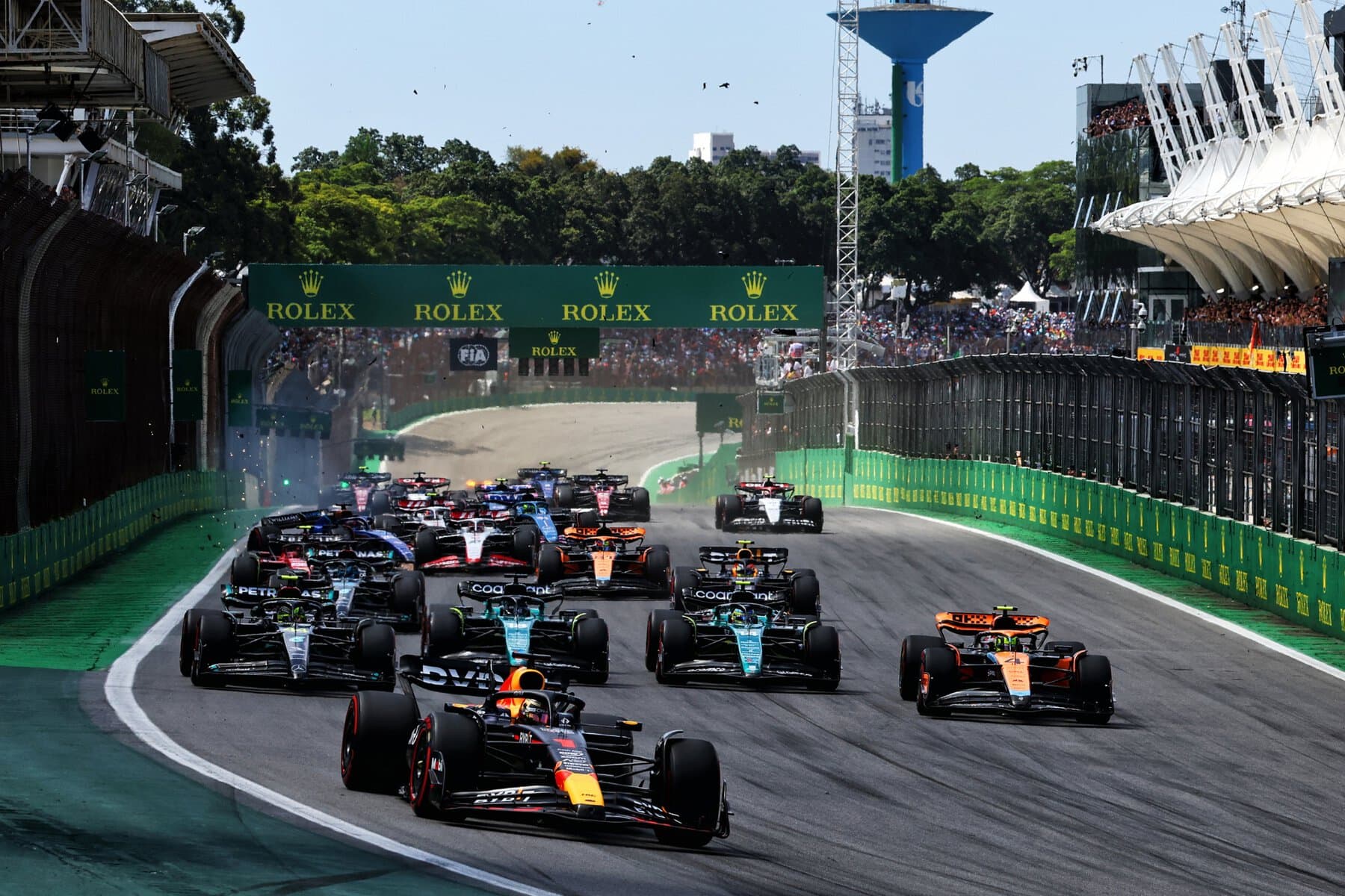 Senna S at Turn 1, Brazilian Grand Prix