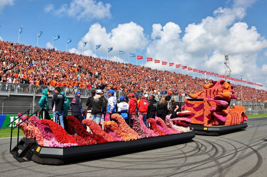 Drivers' parade Dutch Grand Prix