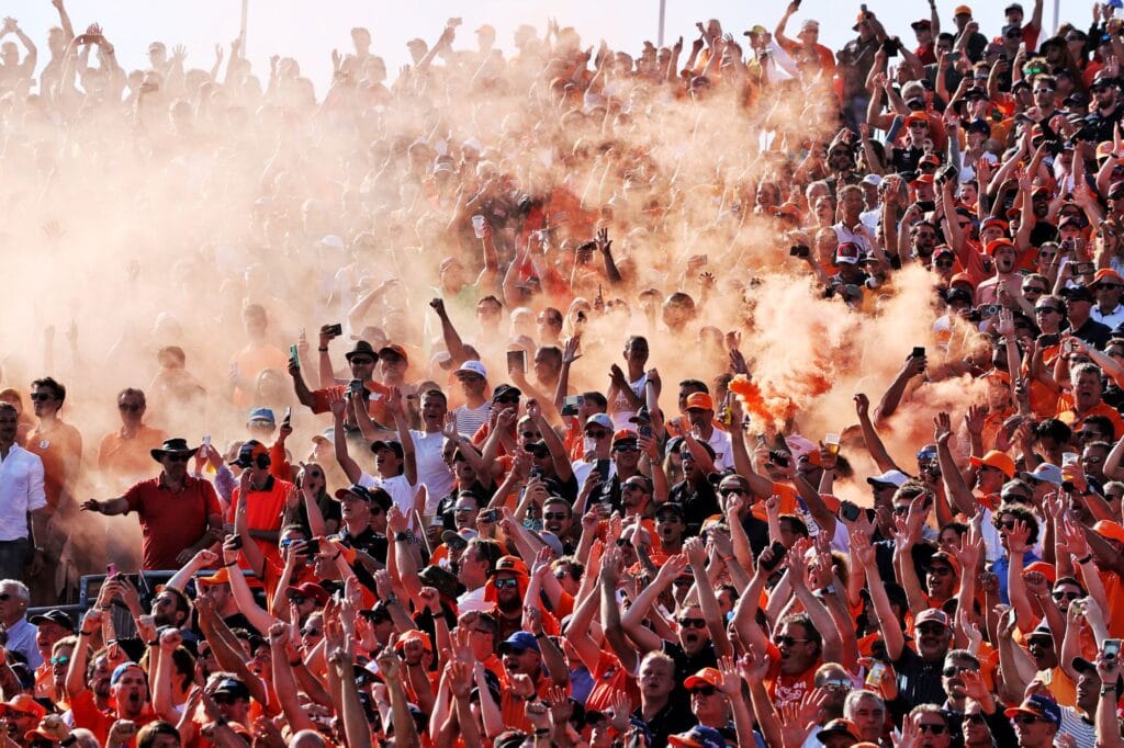 fans at the Dutch Grand Prix