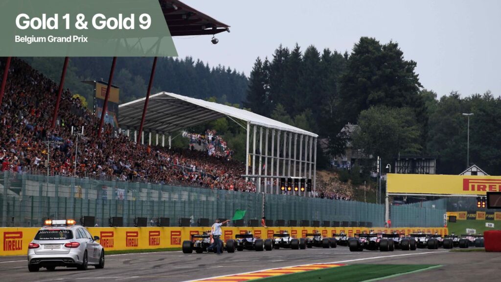 Gold 1 & Gold 9 Belgian Grand Prix