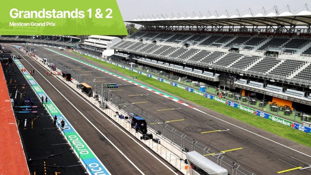 Grandstands 1 & 2 Mexican Grand Prix
